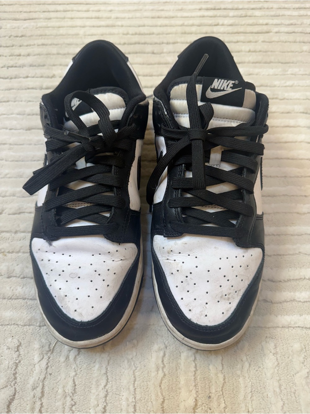 Nike Dunk Low Panda Black White Sneakers Men’s Size 10.5